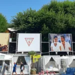 УФ-друк на банері Blockout