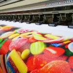 Сольвентний друк на литому банері