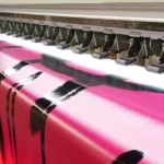 Сольвентний друк на литому банері