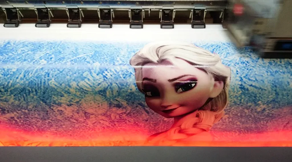 Сольвентний друк на папері Blue Back