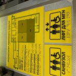 УФ печать шрифтом Брайля на ПВХ