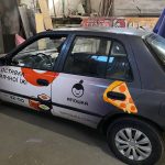 Сольвентний друк на автомобільній плівці KPMF