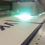 УФ фотодрук білим кольором на ПВХ