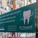 Сольвентний друк на банері Blockout