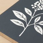 УФ фотодрук білим кольором на ДВП