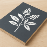 УФ фотодрук білим кольором на ДВП