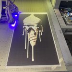 УФ фотодрук повнокольоровий з білим кольором на полістиролі