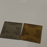 Растрове гравірування на двошаровому ABS пластику