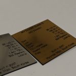 Растрове гравірування на двошаровому ABS пластику