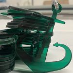 Лазерна порізка акрилу до 2мм