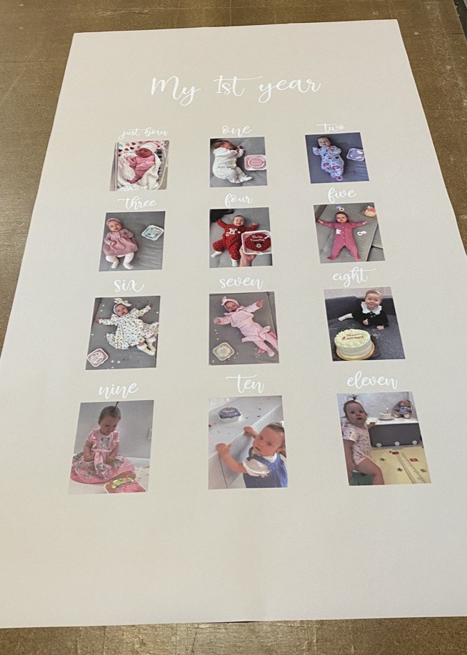 УФ фотодрук на полістиролі